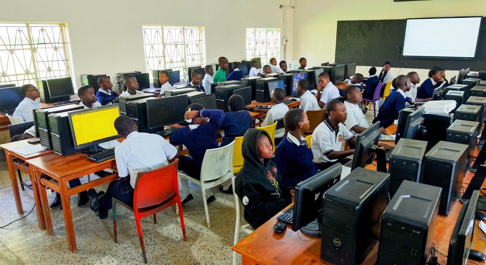 Modern science and computer lab