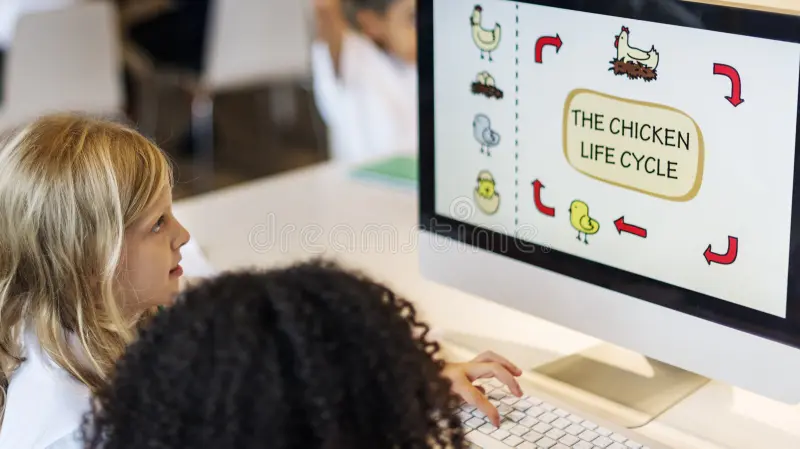 This is a group of girls are enjoying at School