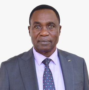 Three people are standing