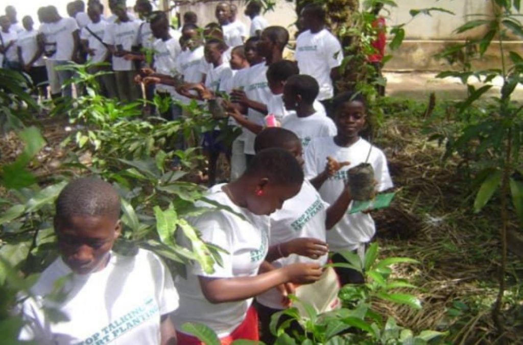 Students participating in Interact Club activities