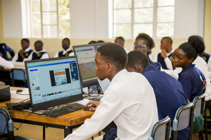 Students participating in Interact Club activities